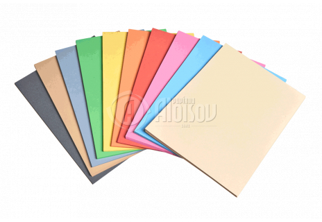Barevný recyklovaný papír modrý A1/180g/200 listů