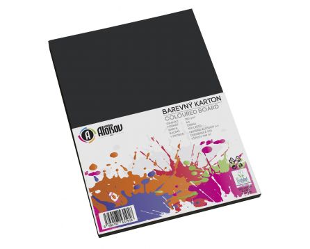 Barevný papír černý A4/180g/100 listů