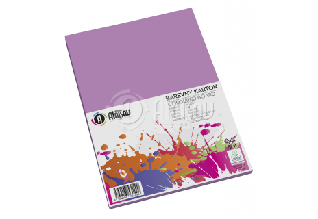 Barevný papír fialový A4/180g/50 listů