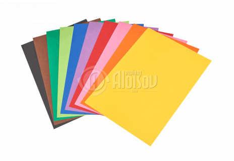 Barevný papír duha A4/180g/100 listů