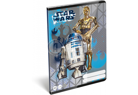 Disney školní sešit A5 Star Wars Heroes Droids