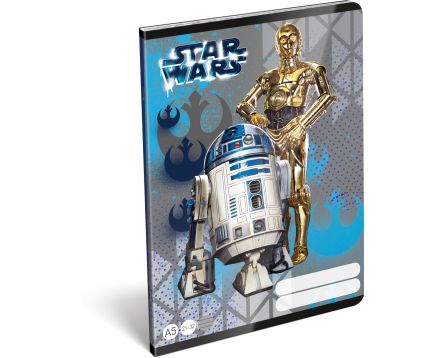 Disney školní sešit A5 Star Wars Heroes Droids