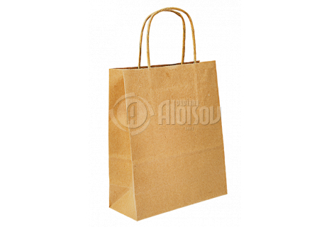 Papírová taška hnědá 450x455x150 mm