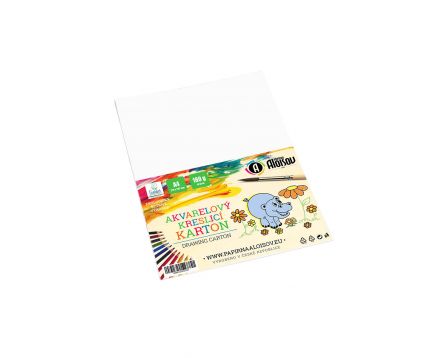 Akvarelový kreslicí karton bílý A4/180g/10 listů